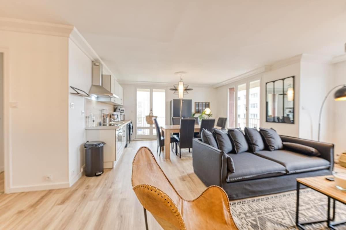 Magnificent Apartment, 4 Bedrooms, Fiber Wifi Grenoble Exterior photo